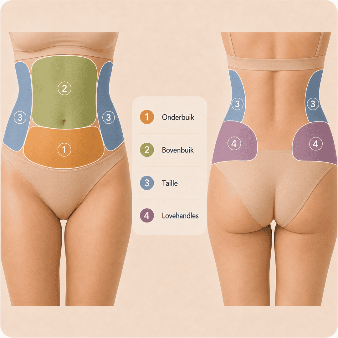 Zones Liposuctie Buik